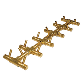 Photo of Tree-Style Linear Crossfire Brass Burners - Marquis Gardens